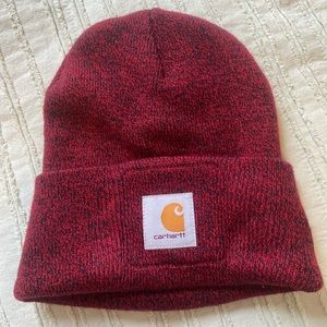 Red Carhartt beanie